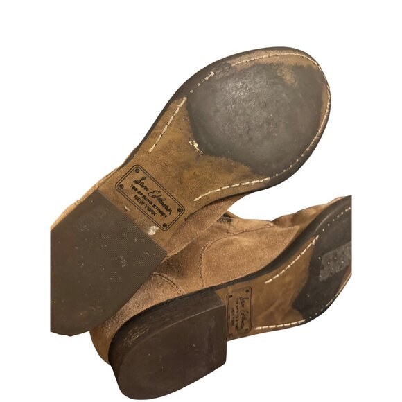 Sam Edelman Mackay Womens Size 9 Brown Nubuck Combat Style Ankle Boots - Picture 8 of 16